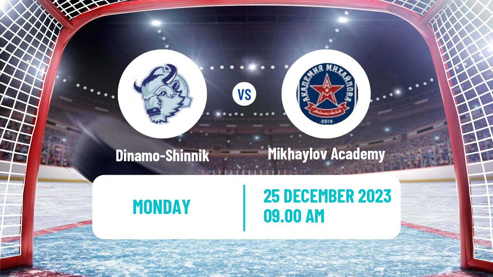 Hockey MHL Dinamo-Shinnik - Mikhaylov Academy