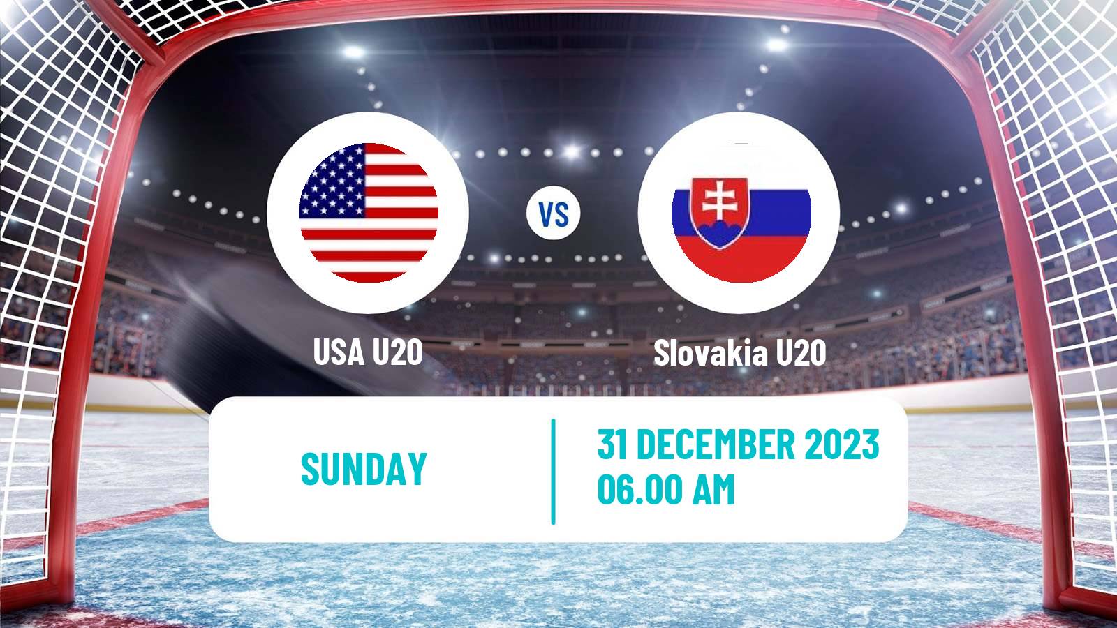 Hockey IIHF World U20 Championship USA U20 - Slovakia U20