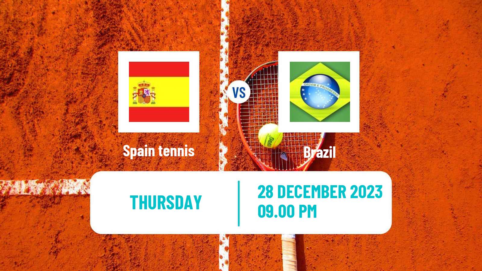 Tennis United Cup Teams Mix Tennis Spain - Brazil