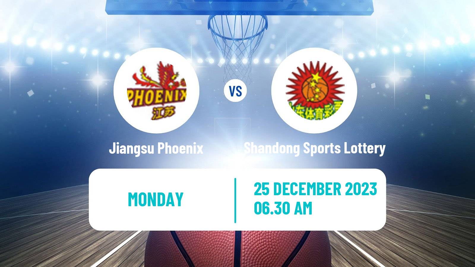 Basketball WCBA Jiangsu Phoenix - Shandong Sports Lottery