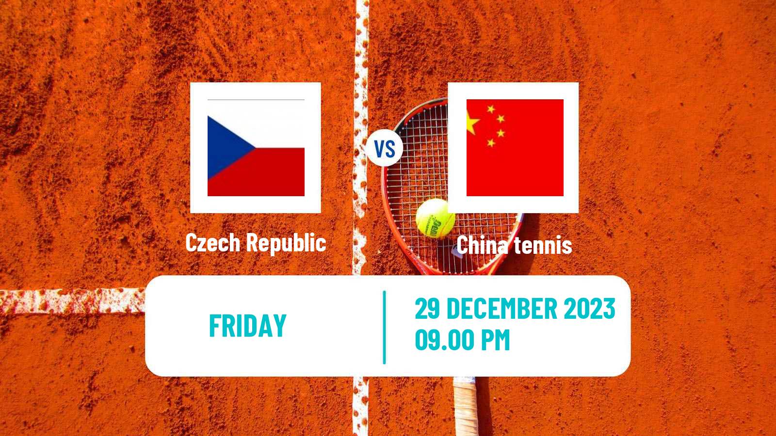 Tennis United Cup Teams Mix Tennis Czech Republic - China