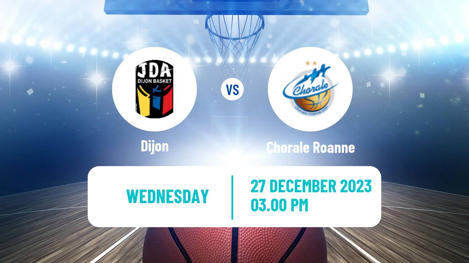 Basketball French LNB Dijon - Chorale Roanne