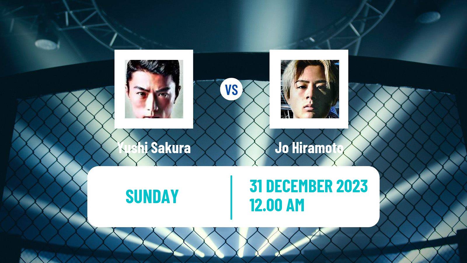 MMA Bantamweight Rizin Men Yushi Sakura - Jo Hiramoto