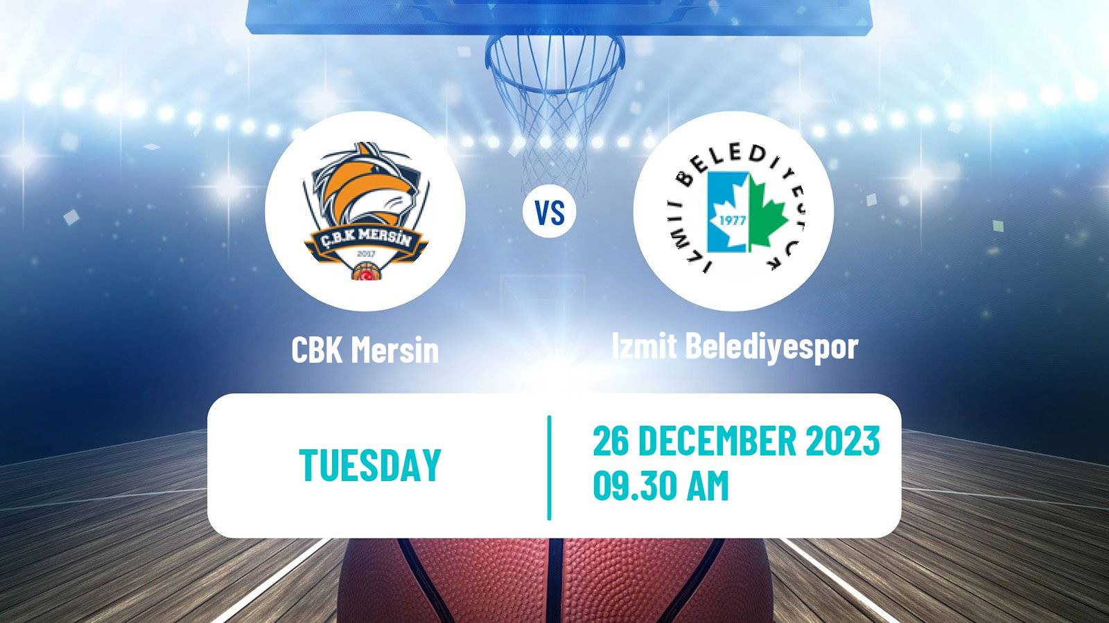 Basketball Turkish Basketball League Women CBK Mersin - Izmit Belediyespor