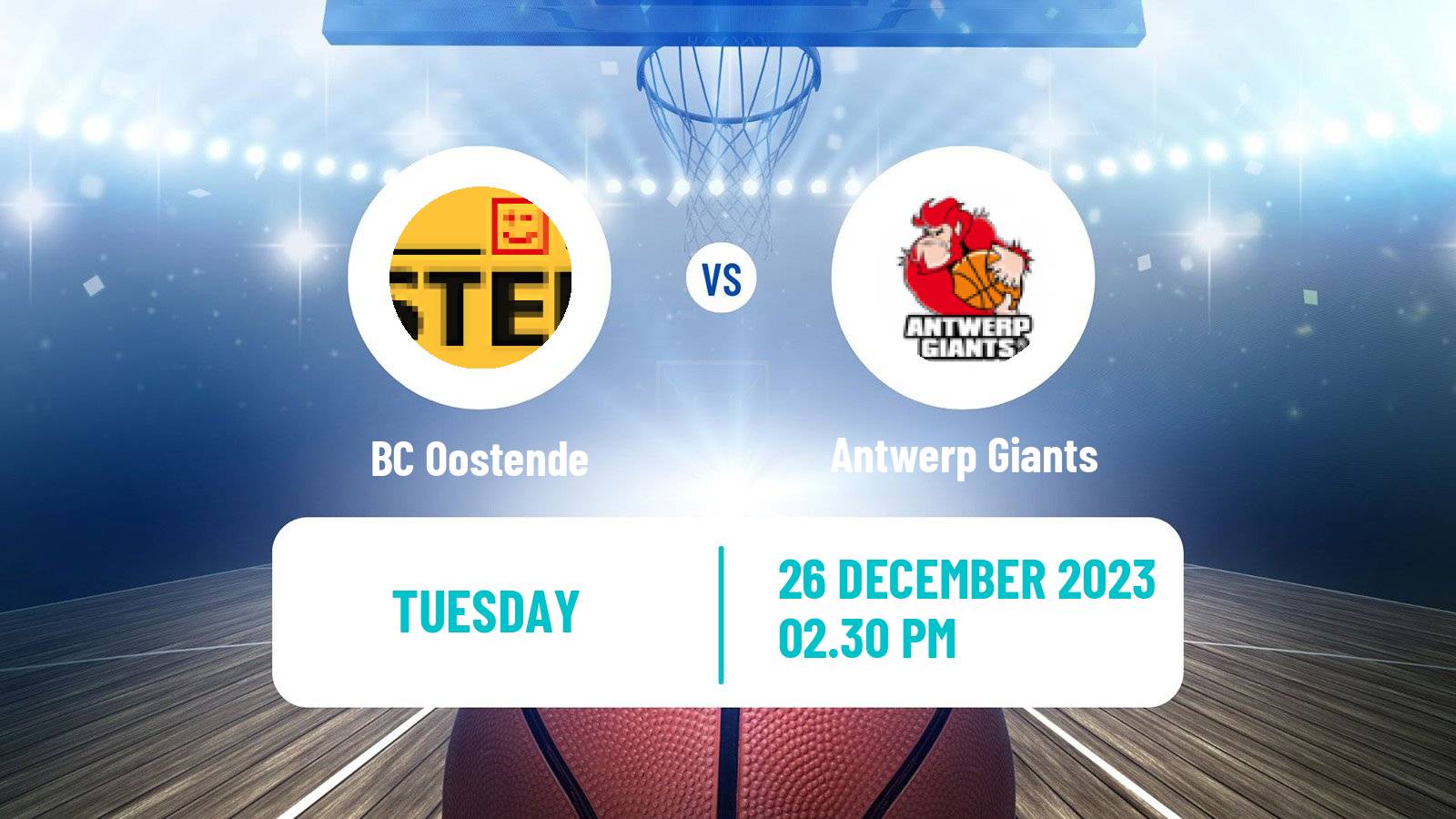 Basketball BNXT League Oostende - Antwerp Giants