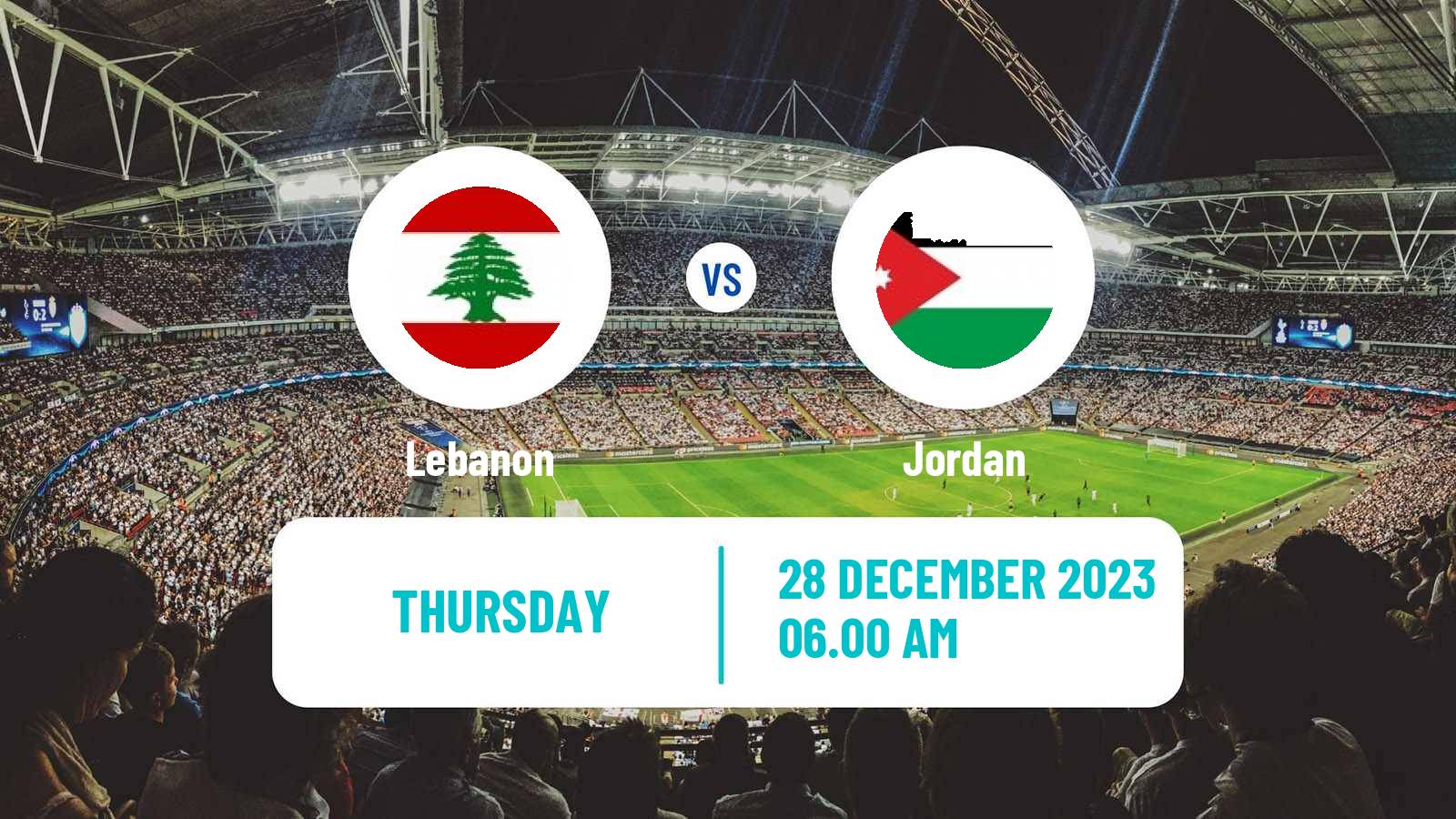 Soccer Friendly Lebanon - Jordan