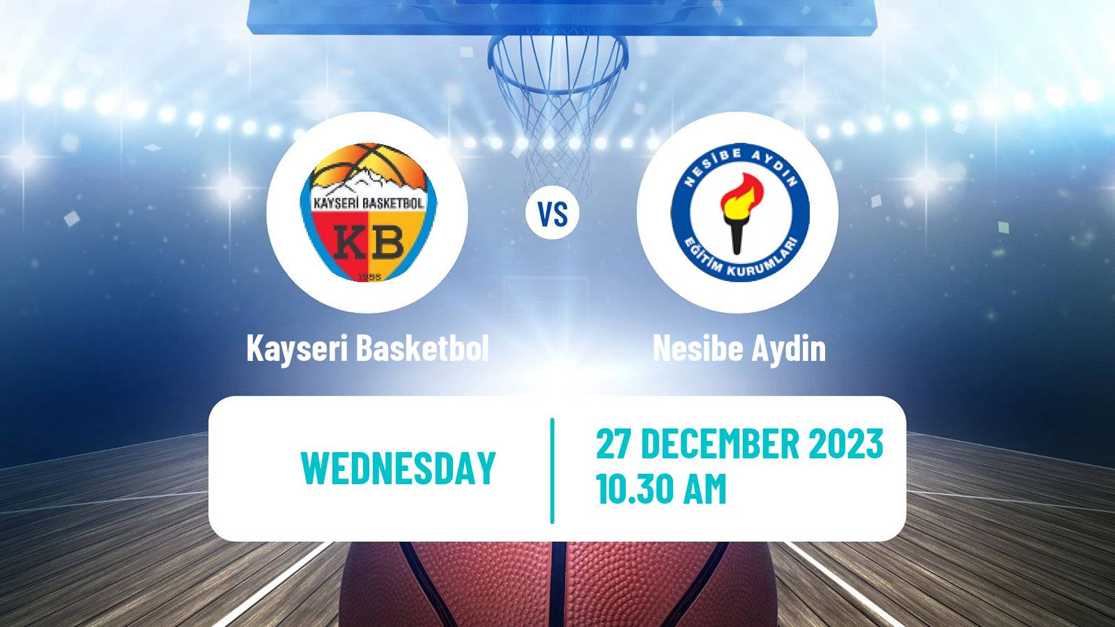 Basketball Turkish Basketball League Women Kayseri Basketbol - Nesibe Aydin