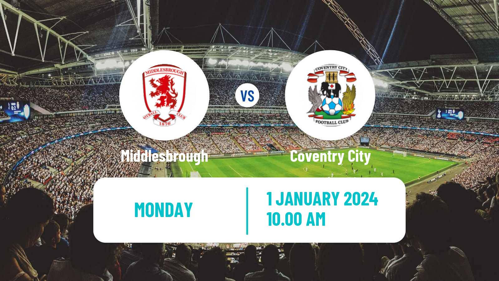 Soccer English League Championship Middlesbrough - Coventry City