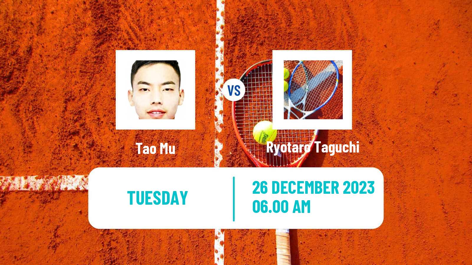 Tennis ITF M15 Monastir 52 Men Tao Mu - Ryotaro Taguchi