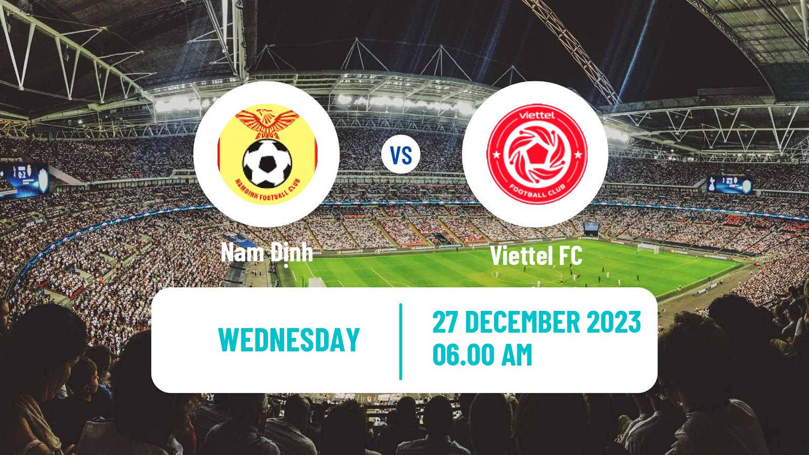 Soccer Vietnamese V League 1 Nam Định - Viettel