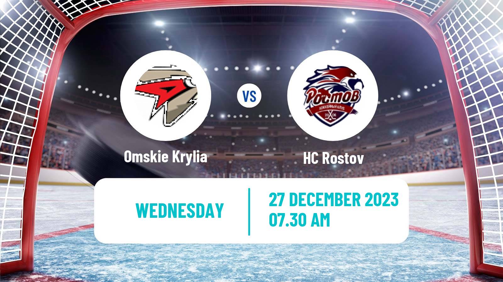 Hockey VHL Omskie Krylia - Rostov