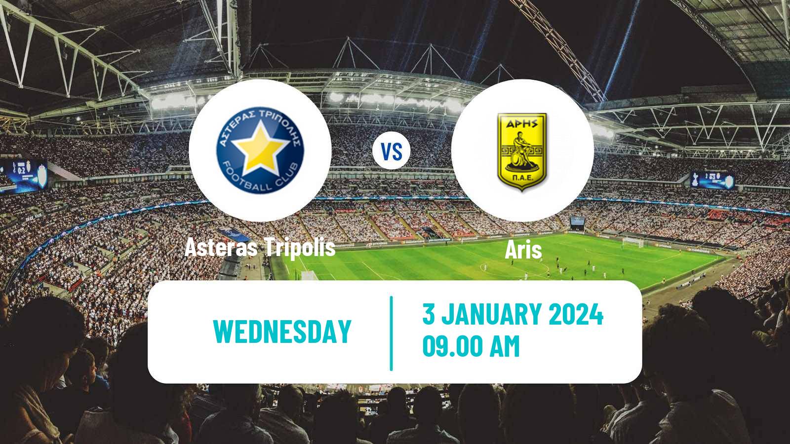 Soccer Greek Super League Asteras Tripolis - Aris