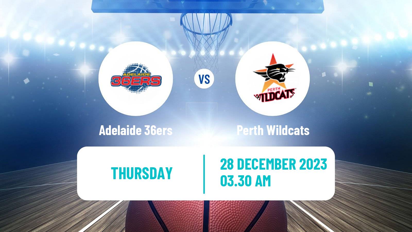 Basketball Australian NBL Adelaide 36ers - Perth Wildcats