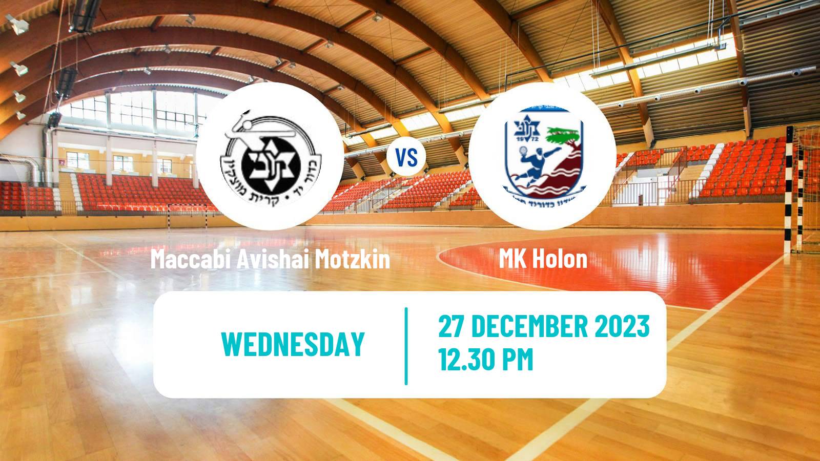 Handball Israeli Division 1 Handball Maccabi Avishai Motzkin - MK Holon