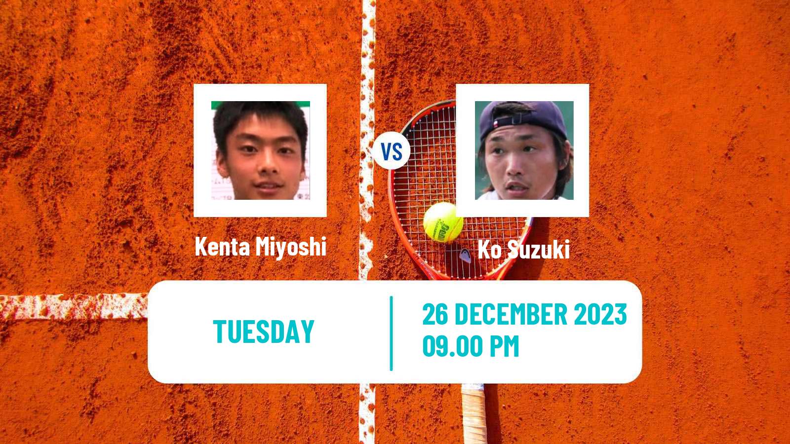 Tennis ITF M15 Yanagawa 2 Men Kenta Miyoshi - Ko Suzuki