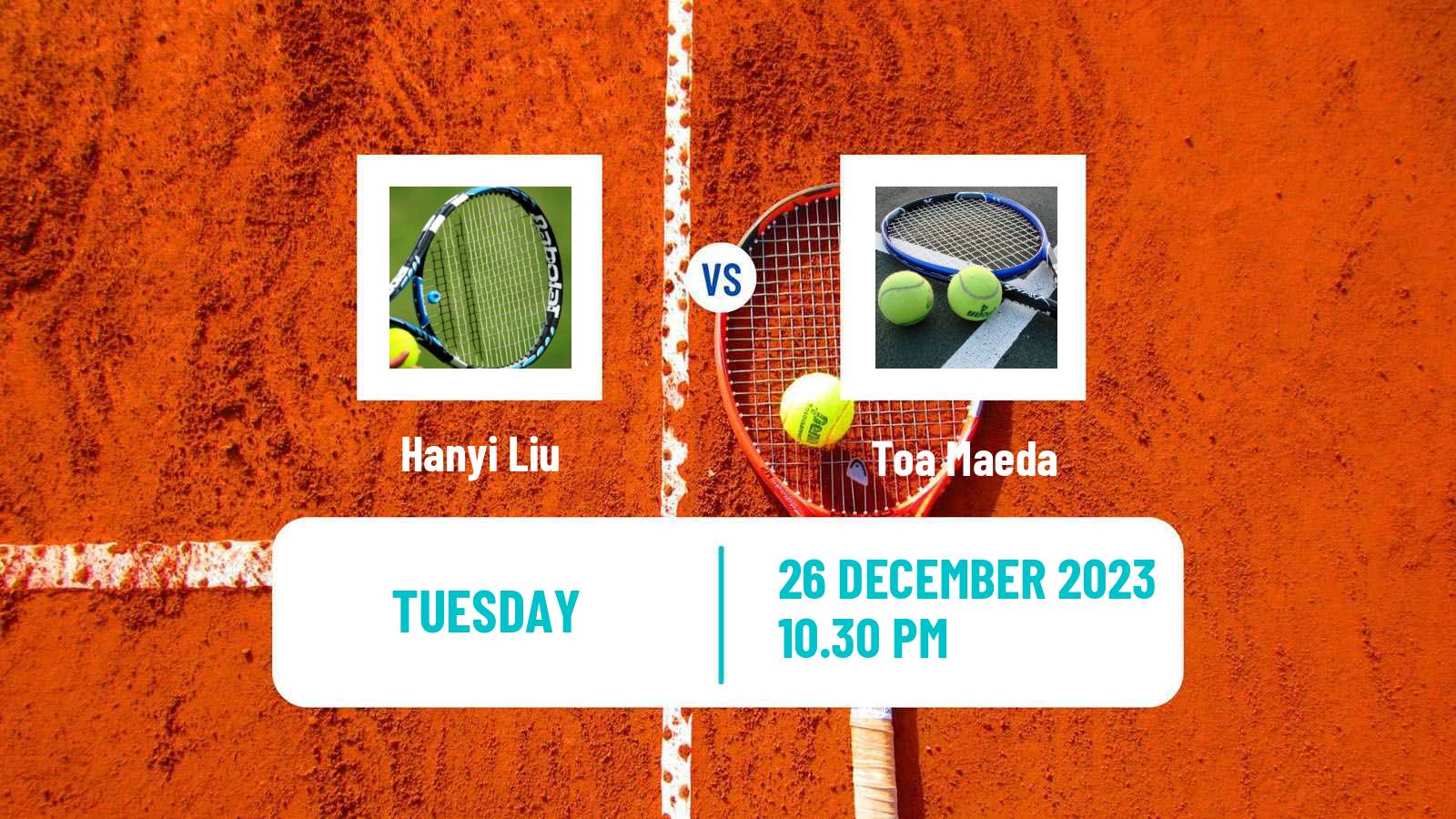 Tennis ITF M15 Yanagawa 2 Men Hanyi Liu - Toa Maeda