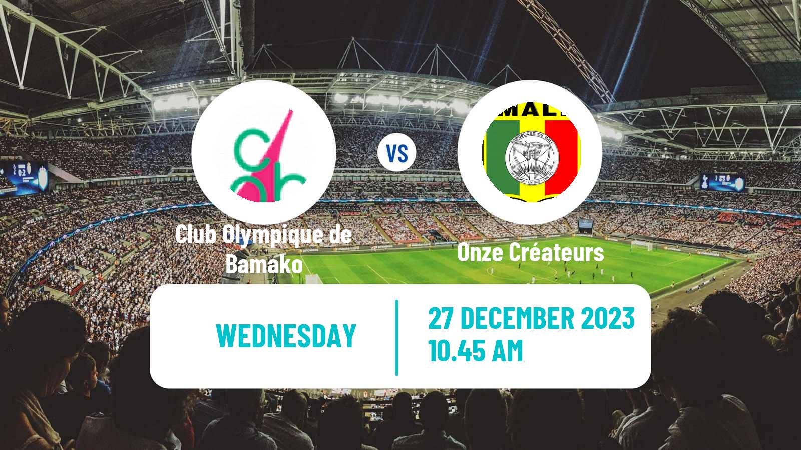 Soccer Malian Première Division Club Olympique de Bamako - Onze Créateurs