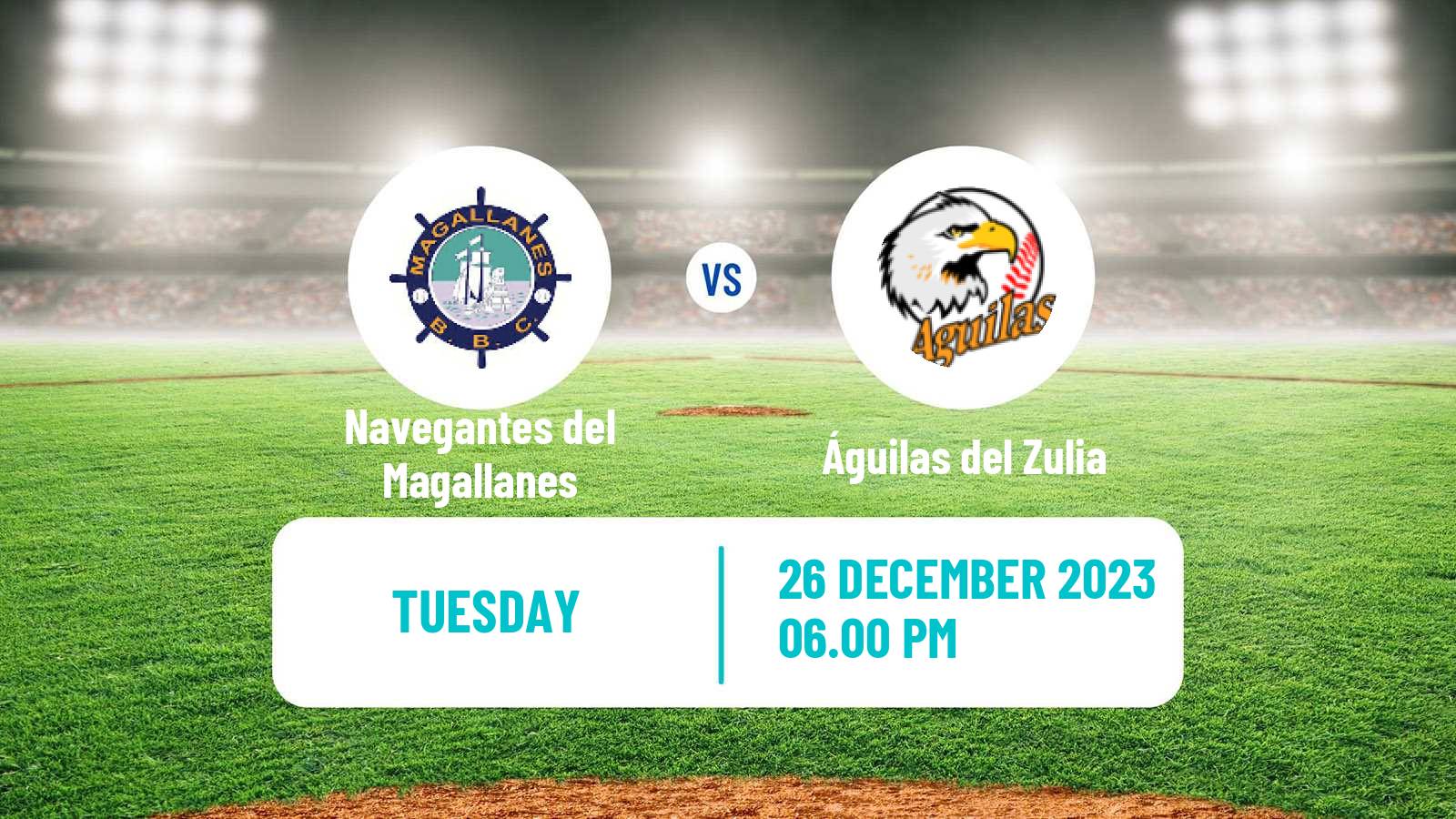 Baseball Venezuelan LVBP Navegantes del Magallanes - Águilas del Zulia