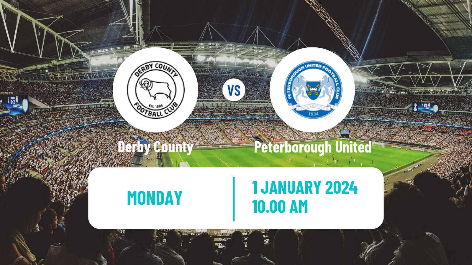 Soccer English League One Derby County - Peterborough United