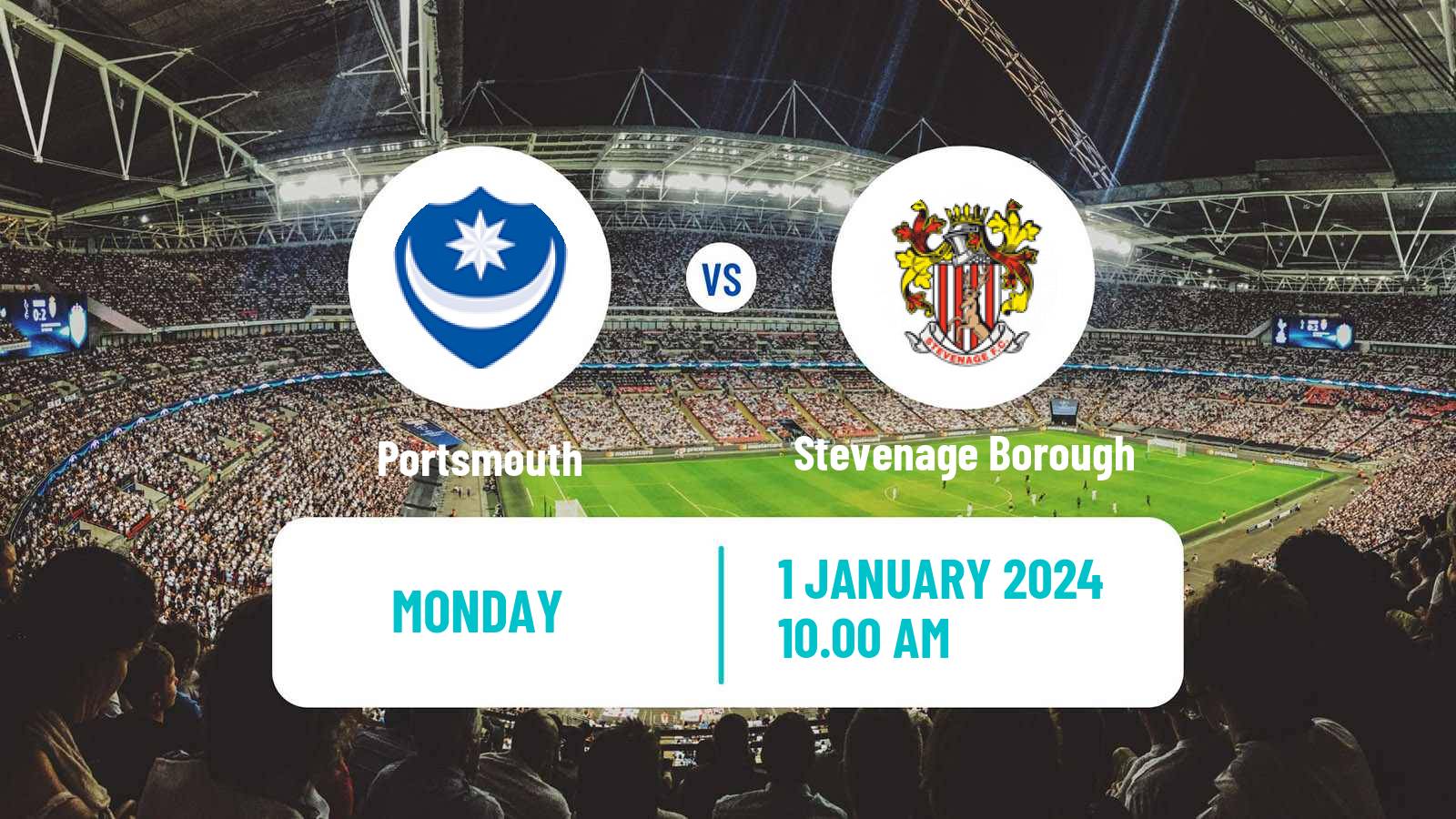 Soccer English League One Portsmouth - Stevenage Borough