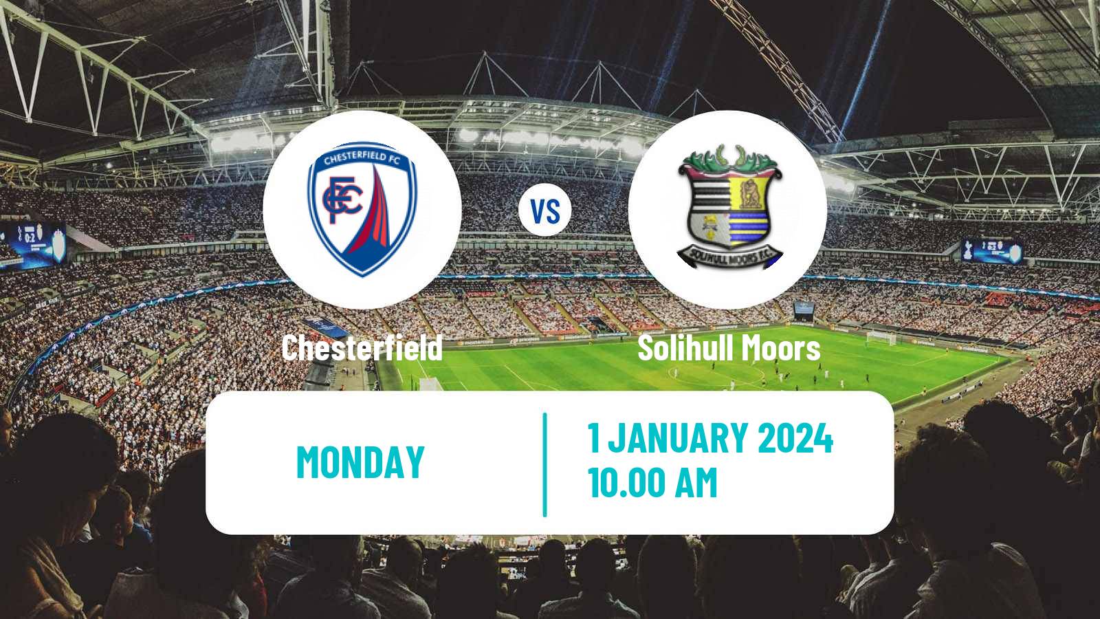 Soccer English National League Chesterfield - Solihull Moors