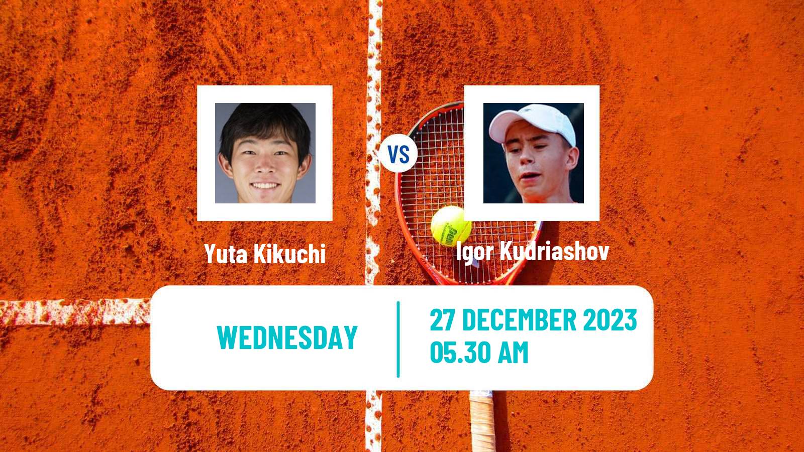 Tennis ITF M15 Monastir 52 Men Yuta Kikuchi - Igor Kudriashov