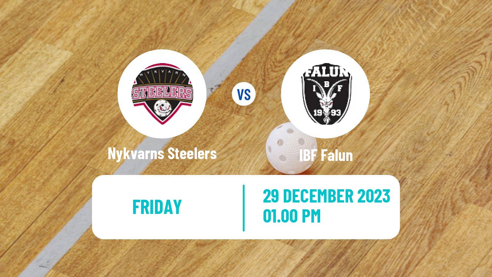Floorball Swedish Superligan Floorball Nykvarns Steelers - Falun