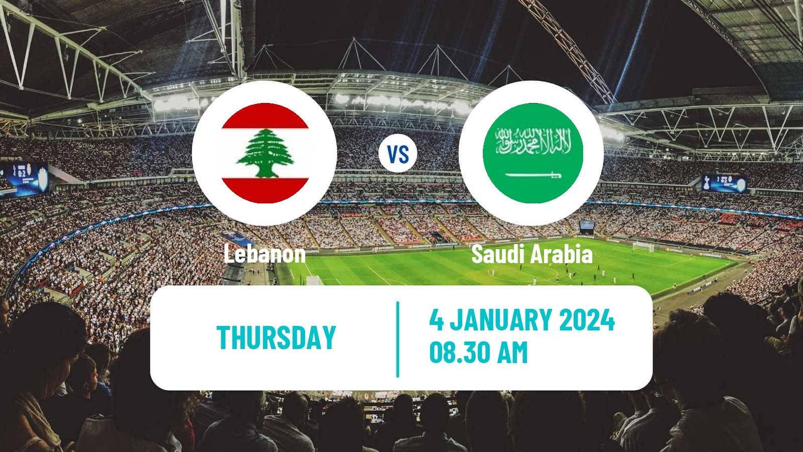Soccer Friendly Lebanon - Saudi Arabia