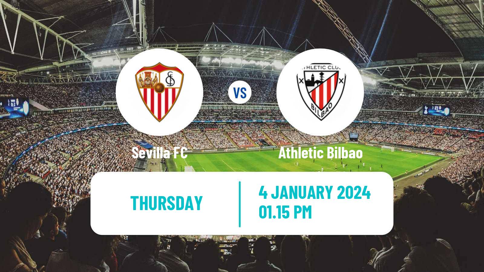 Soccer Spanish LaLiga Sevilla - Athletic Bilbao