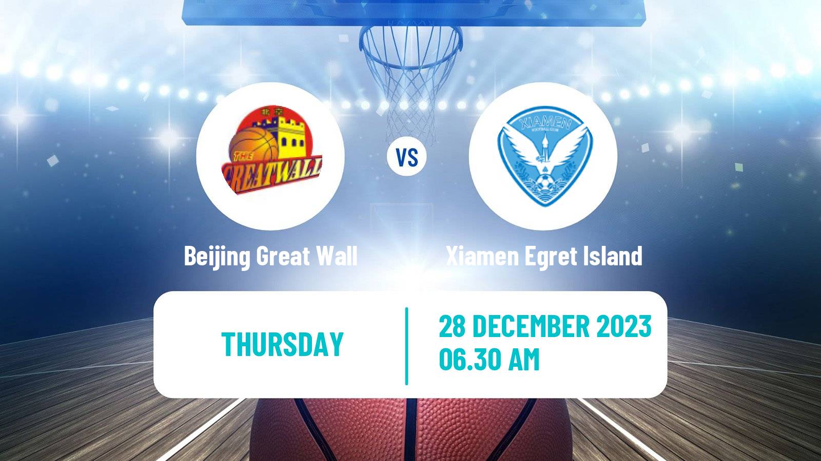 Basketball WCBA Beijing Great Wall - Xiamen Egret Island