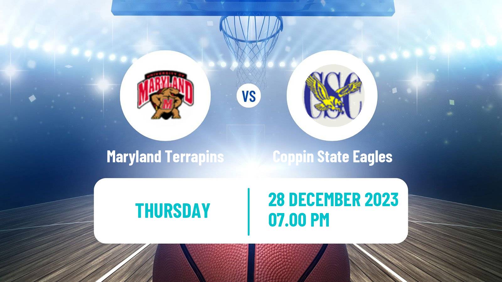 Basketball NCAA College Basketball Maryland Terrapins - Coppin State Eagles