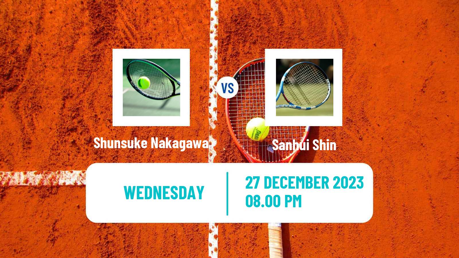Tennis ITF M15 Yanagawa 2 Men Shunsuke Nakagawa - Sanhui Shin