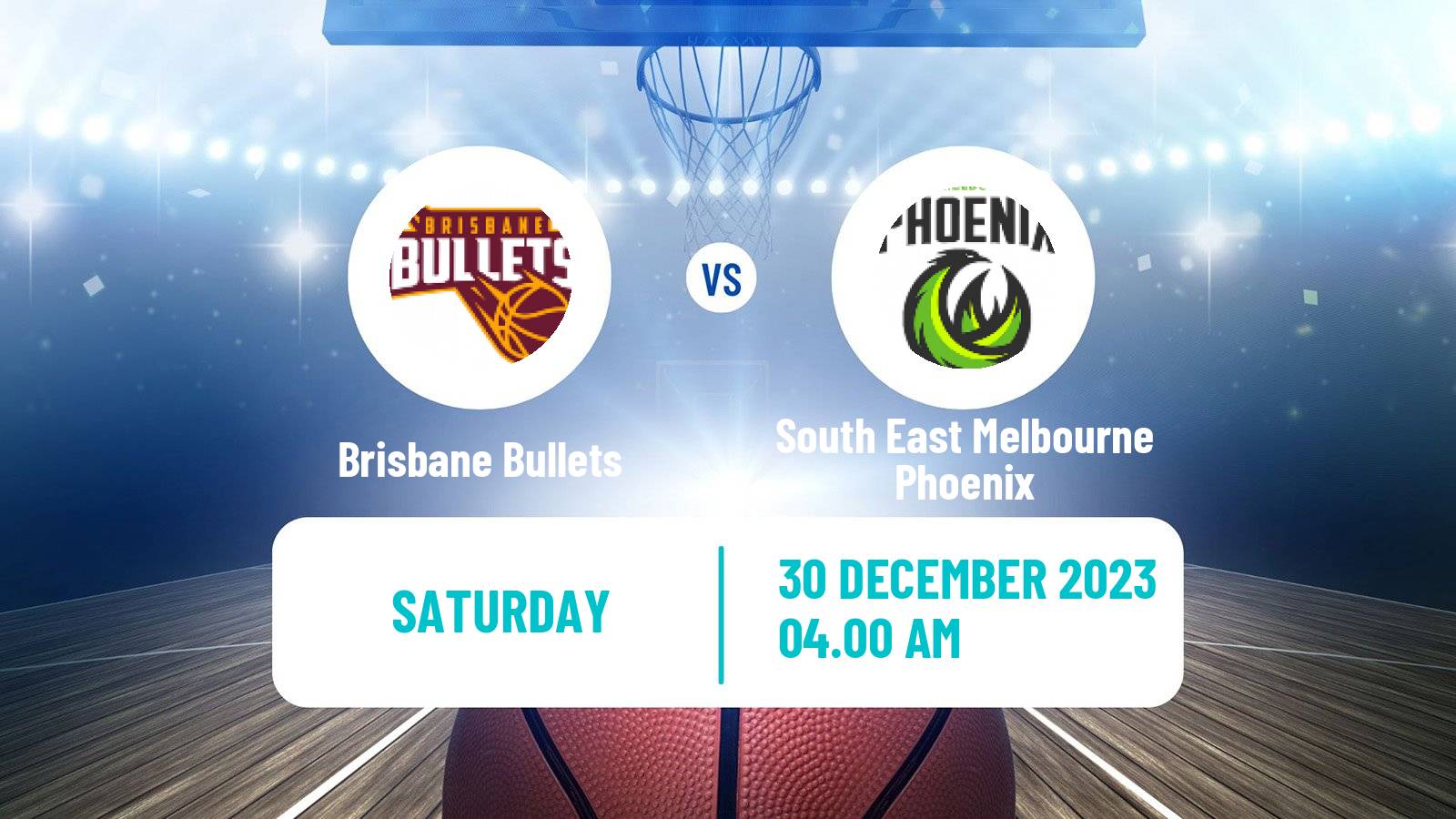 Basketball Australian NBL Brisbane Bullets - South East Melbourne Phoenix