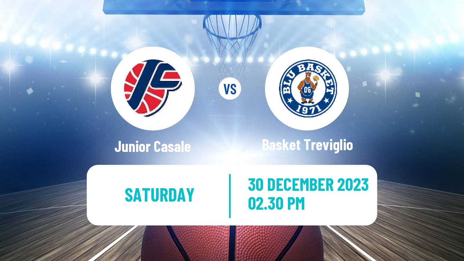Basketball Italian Serie A2 Basketball Junior Casale - Basket Treviglio