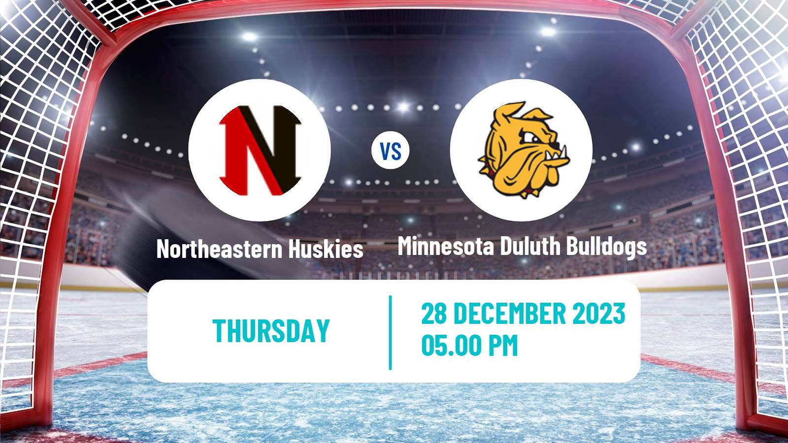 Hockey NCAA Hockey Northeastern Huskies - Minnesota Duluth Bulldogs