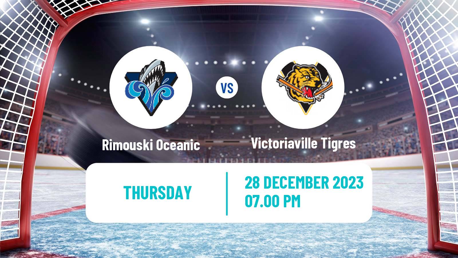 Hockey QMJHL Rimouski Oceanic - Victoriaville Tigres