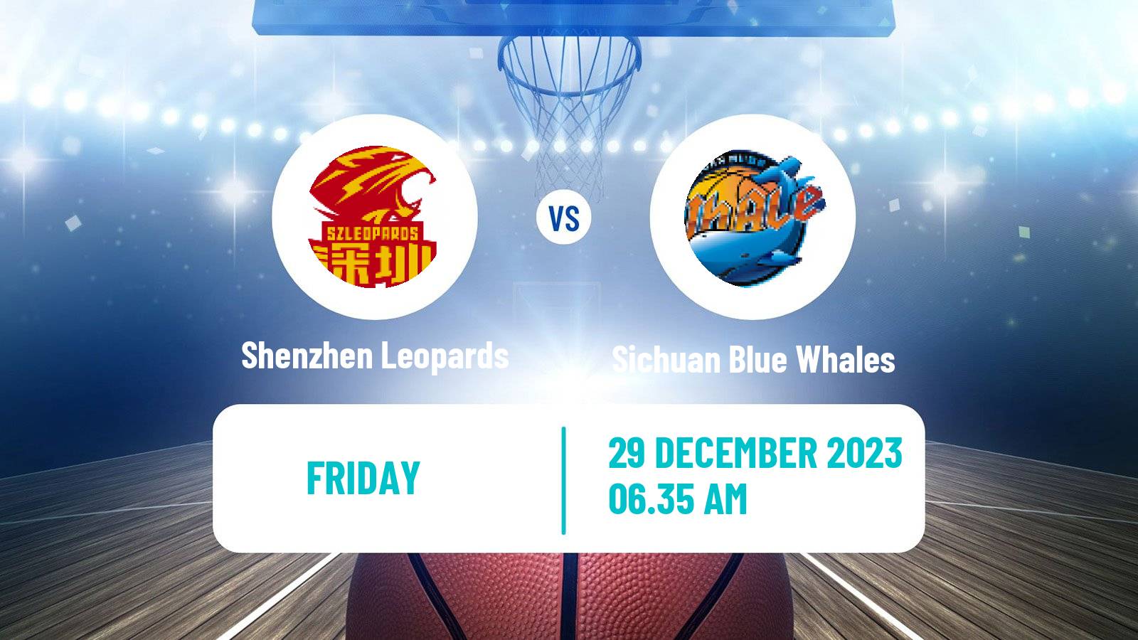 Basketball CBA Shenzhen Leopards - Sichuan Blue Whales