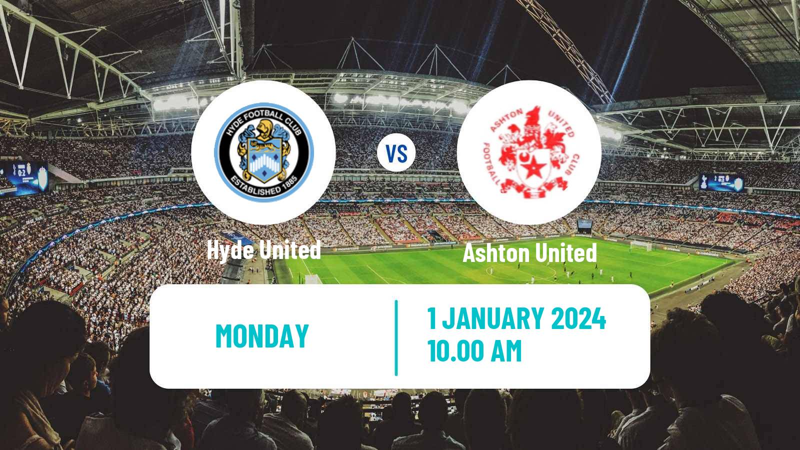 Soccer English NPL Premier Division Hyde United - Ashton United