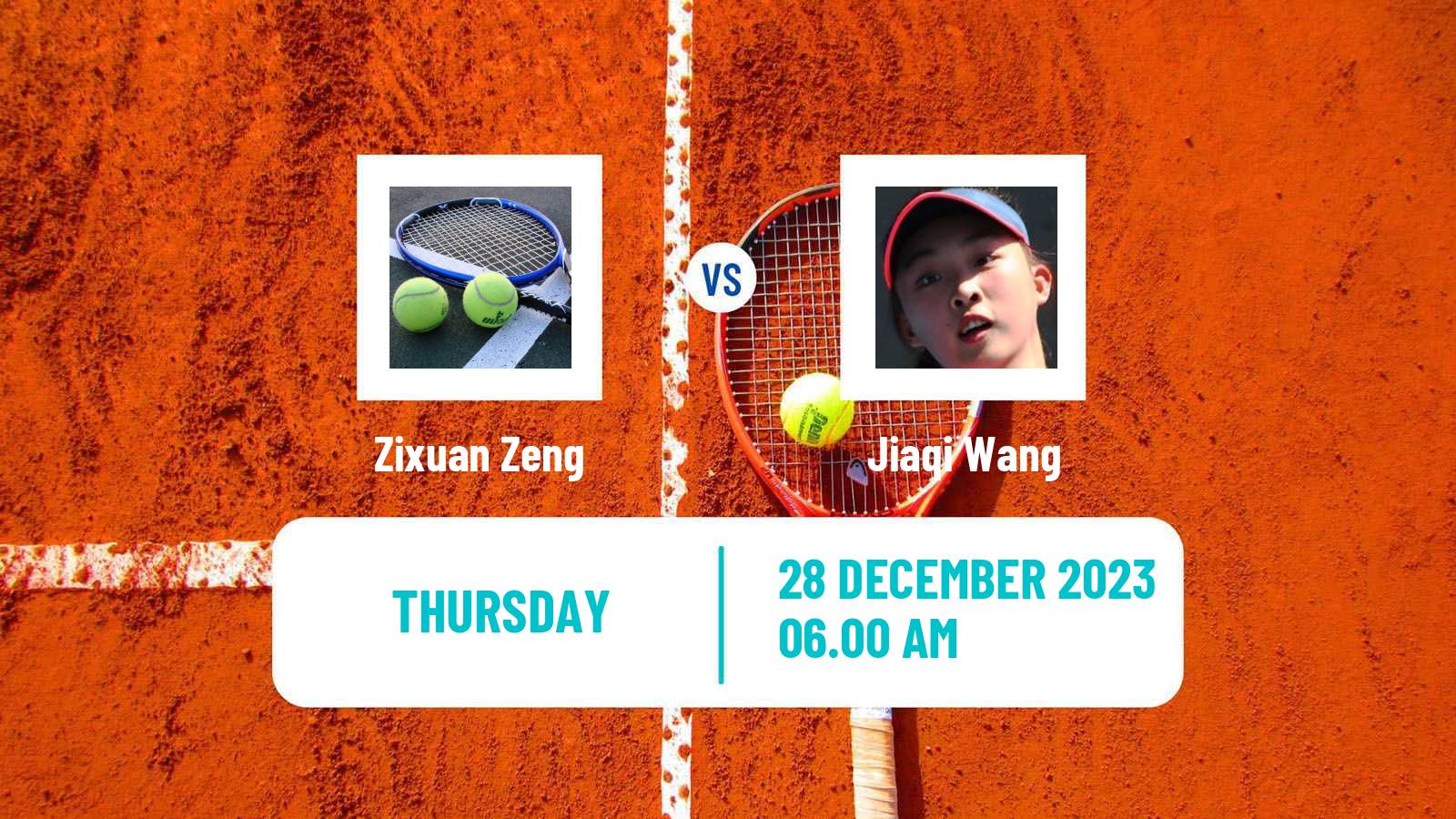 Tennis ITF W15 Monastir 44 Women Zixuan Zeng - Jiaqi Wang