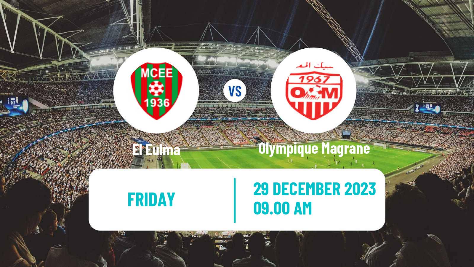 Soccer Algerian Ligue 2 El Eulma - Olympique Magrane