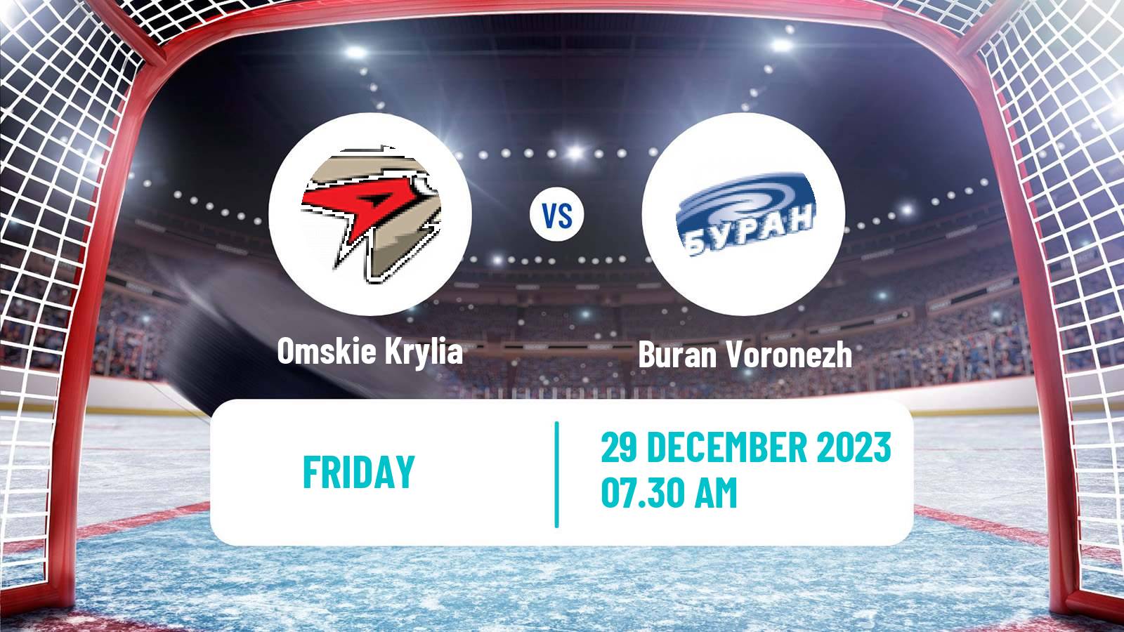 Hockey VHL Omskie Krylia - Buran Voronezh