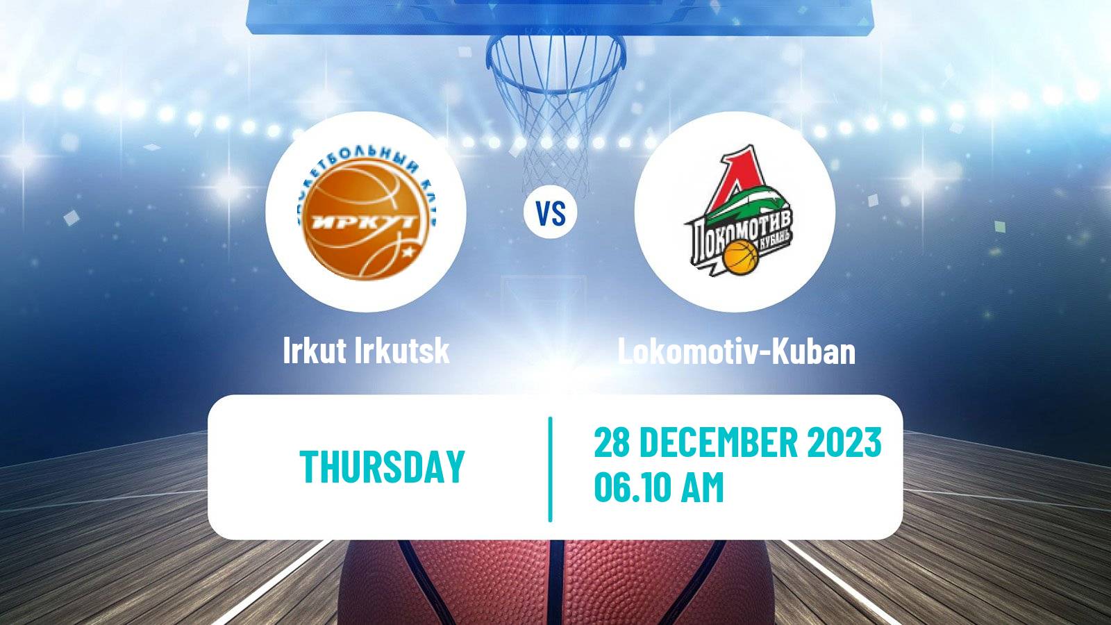 Basketball Russian Cup Basketball Irkut Irkutsk - Lokomotiv-Kuban
