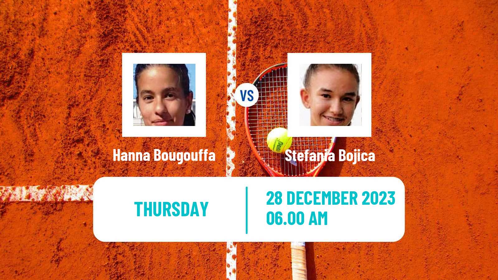 Tennis ITF W15 Monastir 44 Women Hanna Bougouffa - Stefania Bojica
