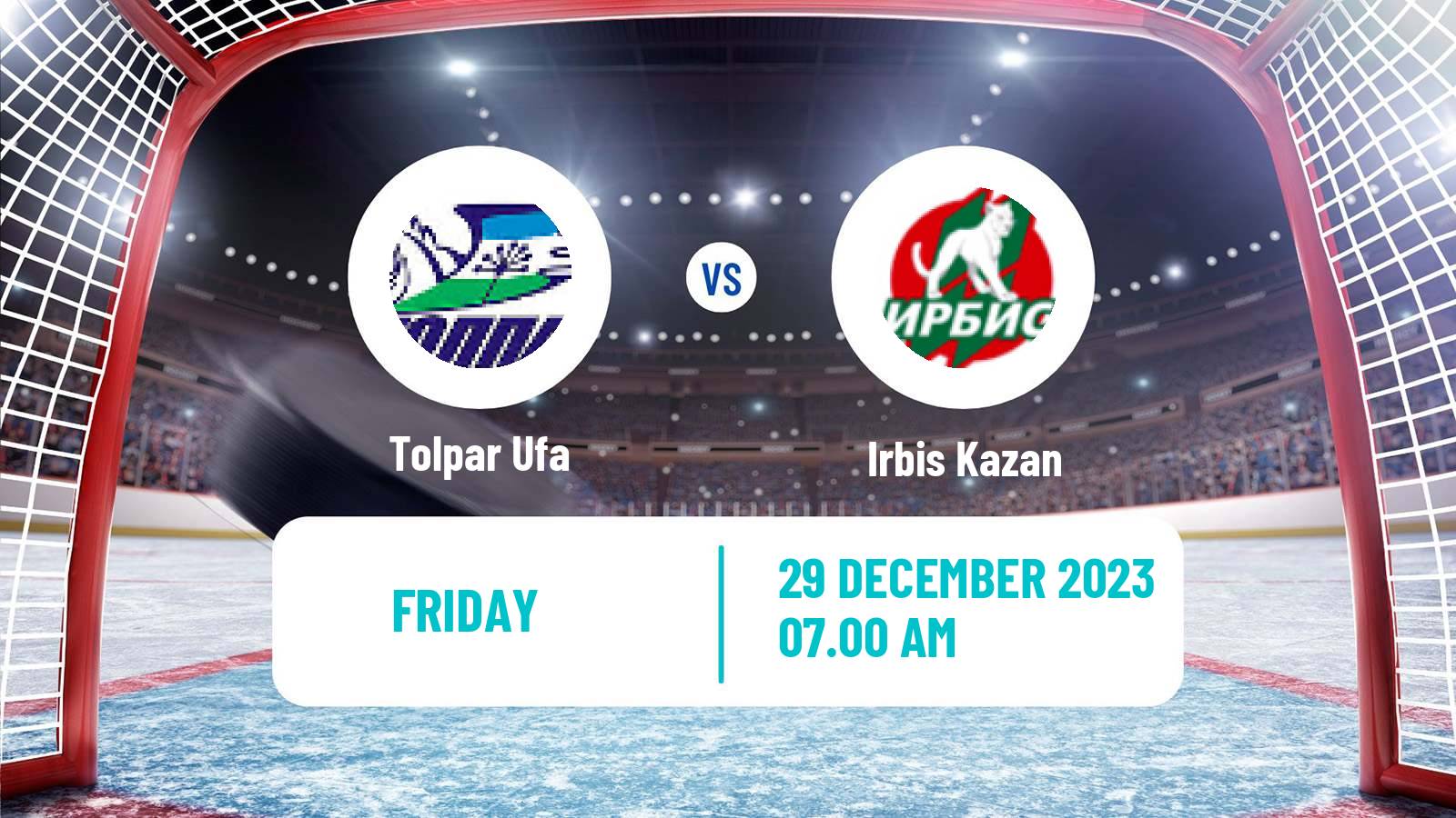 Hockey MHL Tolpar - Irbis Kazan