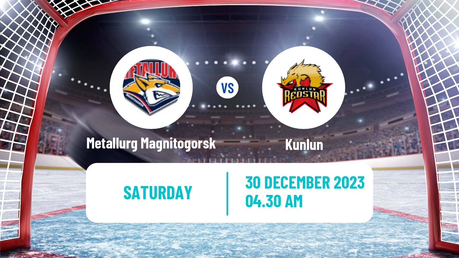 Hockey KHL Metallurg Magnitogorsk - Kunlun