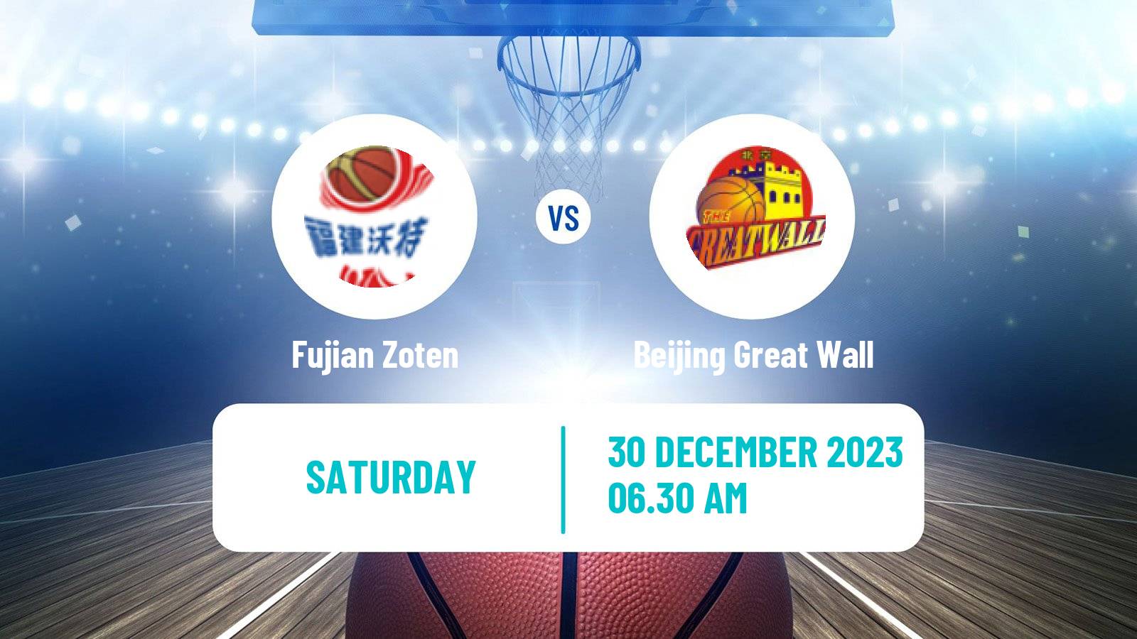 Basketball WCBA Fujian Zoten - Beijing Great Wall