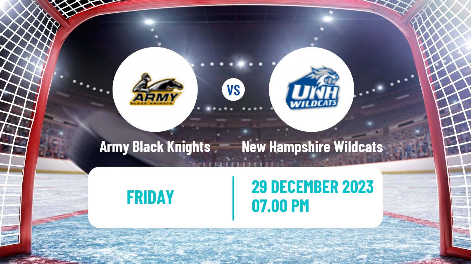 Hockey NCAA Hockey Army Black Knights - New Hampshire Wildcats
