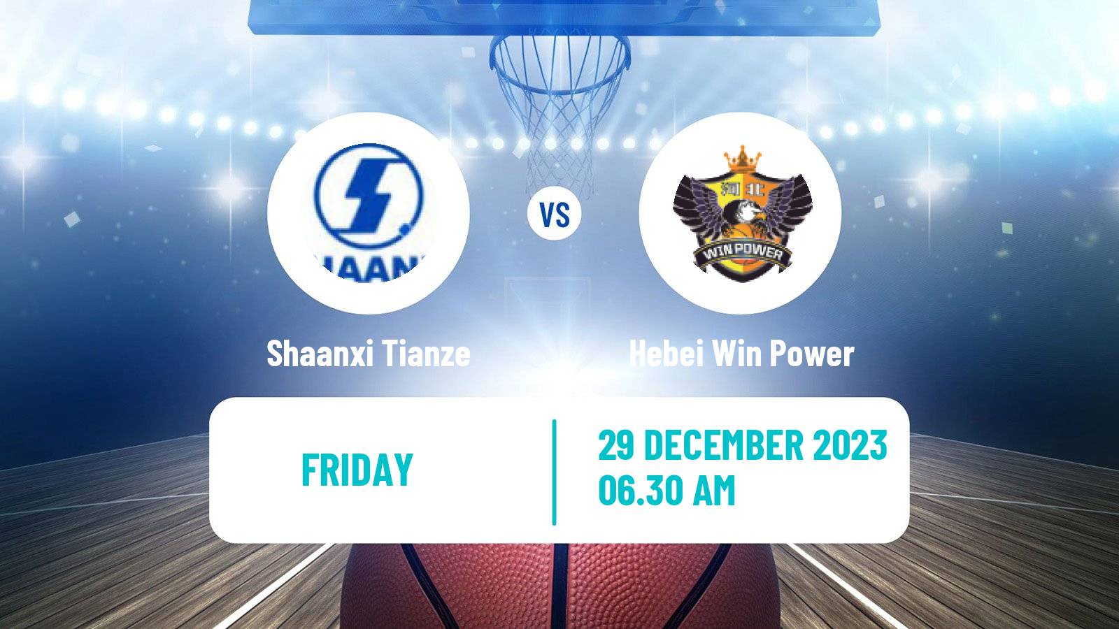 Basketball WCBA Shaanxi Tianze - Hebei Win Power