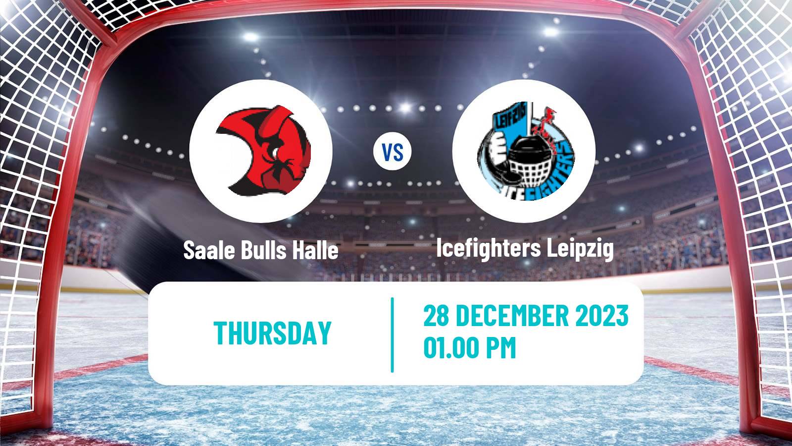 Hockey German Oberliga North Hockey Saale Bulls Halle - Icefighters Leipzig