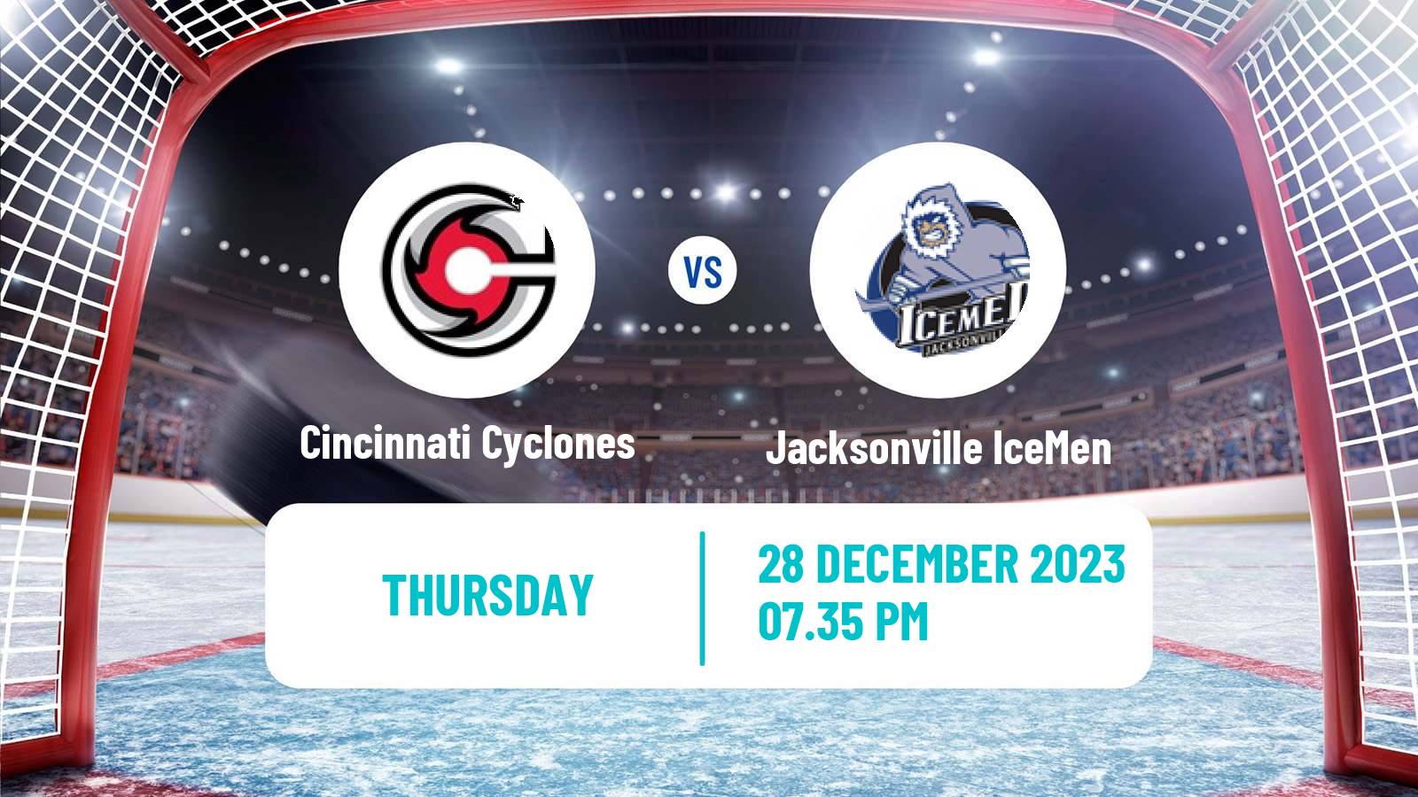 Hockey ECHL Cincinnati Cyclones - Jacksonville IceMen